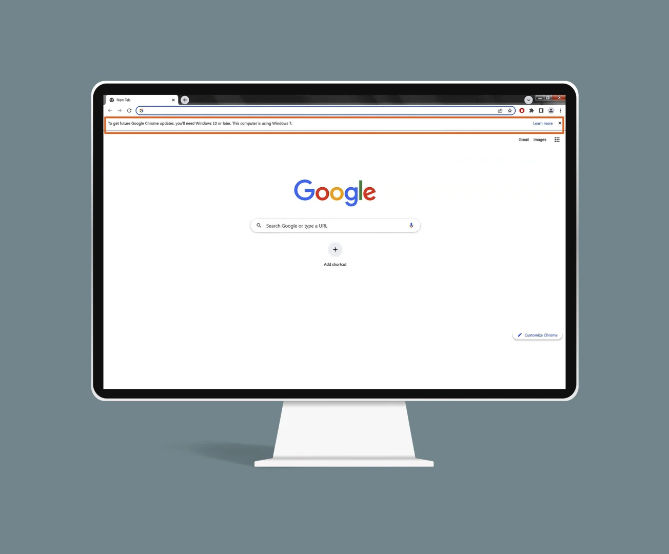 Cara Menghilangkan Peringatan “To Get Future Google Chrome Updates” di Windows 7/8.1